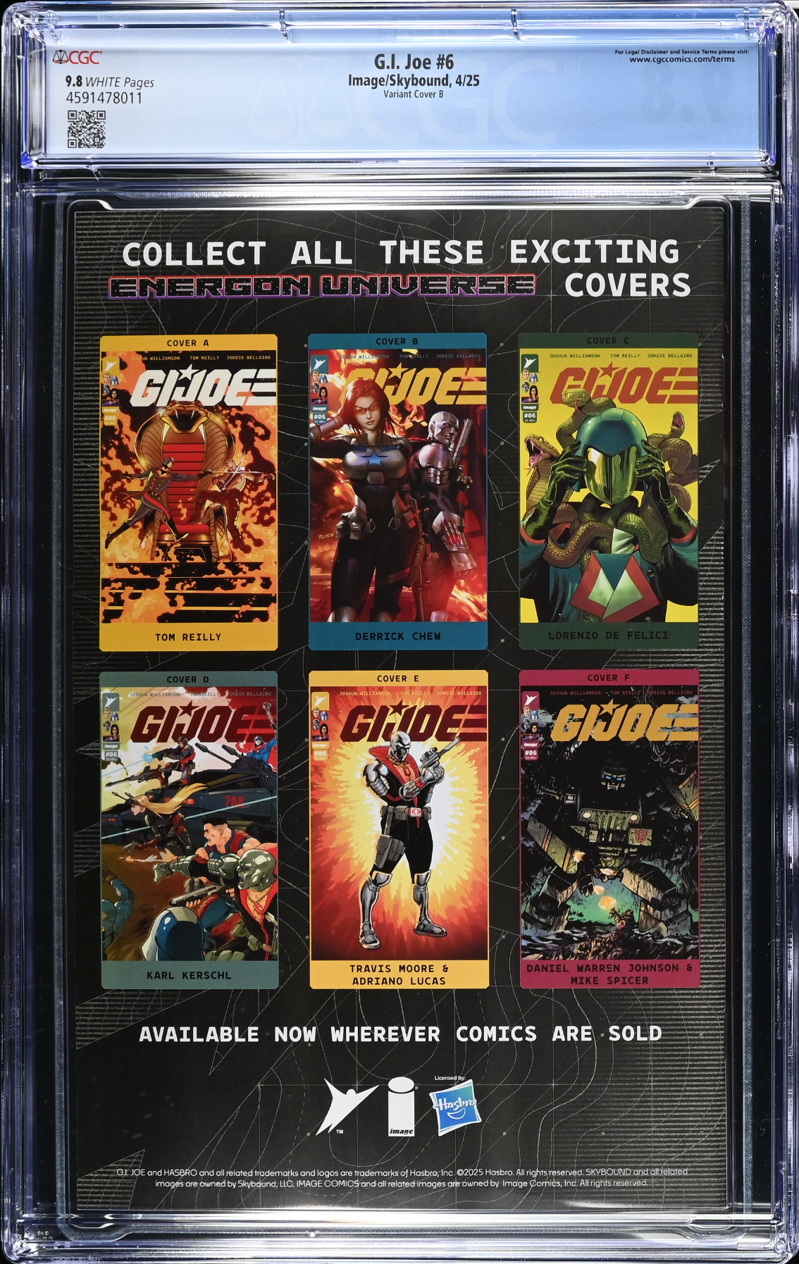 G.I. Joe #6 Chew Variant CGC 9.8