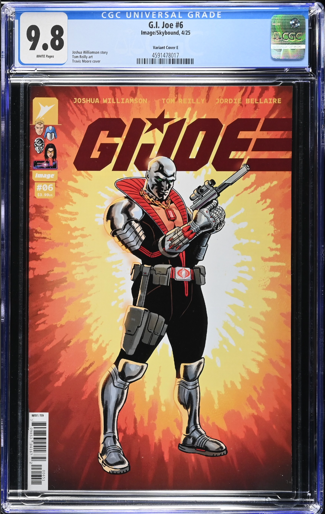 G.I. Joe #6 Moore 1:25 Retailer Incentive Variant CGC 9.8