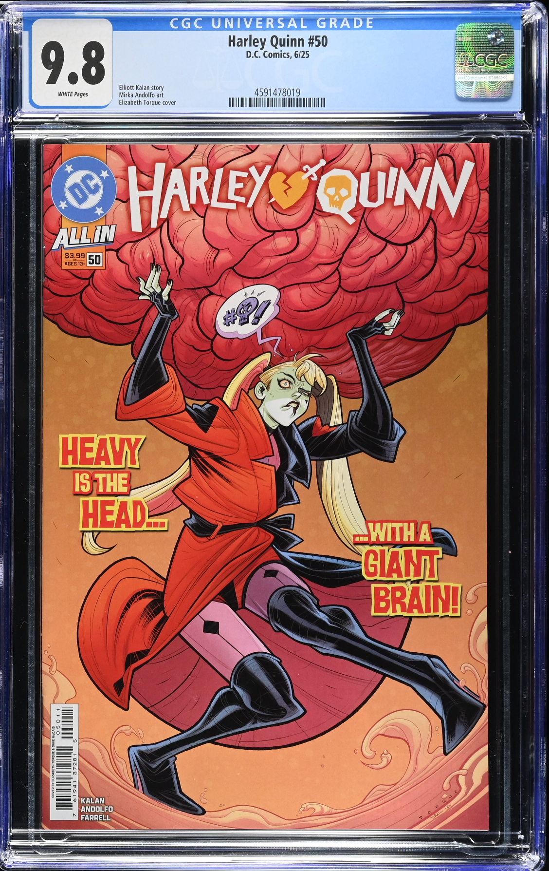 Harley Quinn #50 CGC 9.8