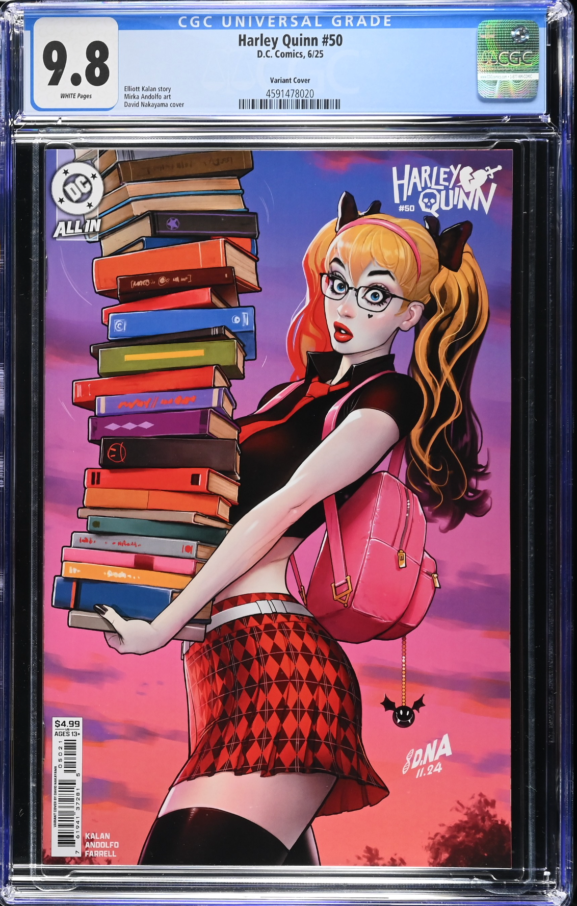 Harley Quinn #50 Nakayama Variant CGC 9.8