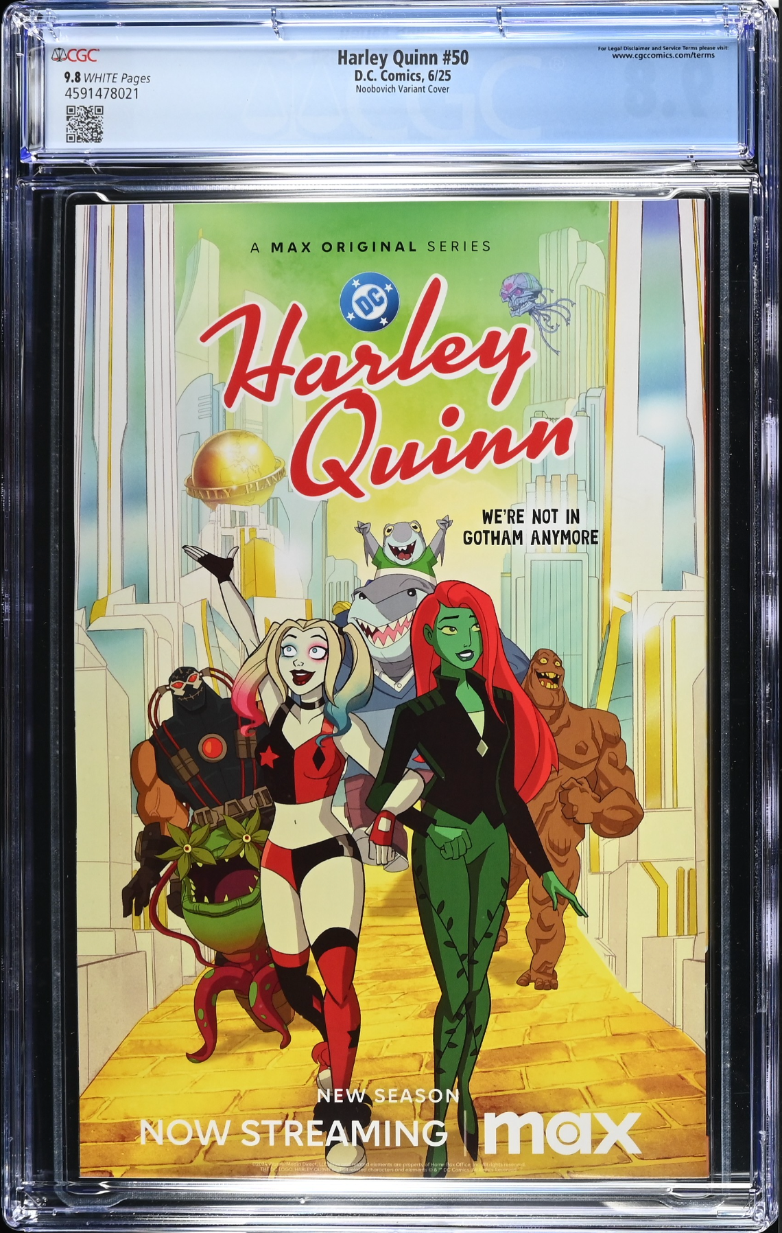 Harley Quinn #50 Noobovich Variant CGC 9.8