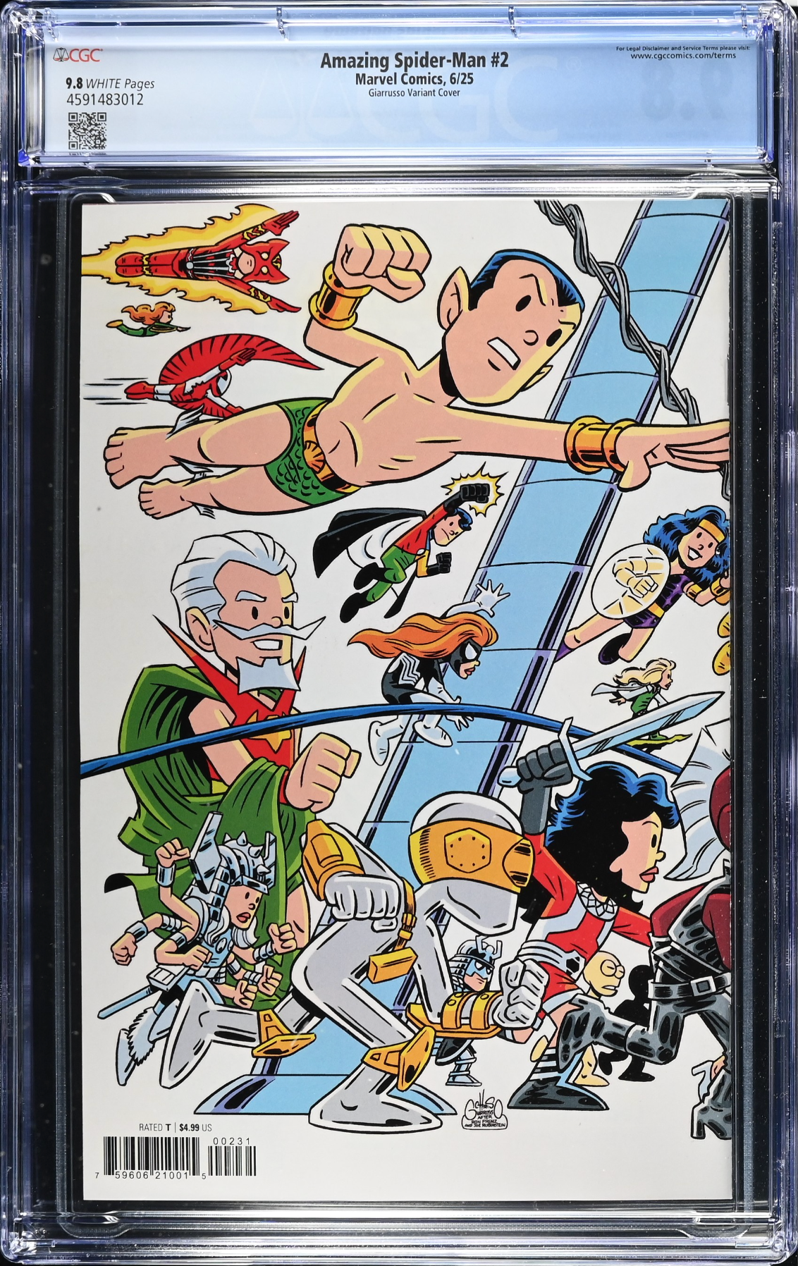 Amazing Spider-Man #2 Giarrusso Wraparound Variant CGC 9.8