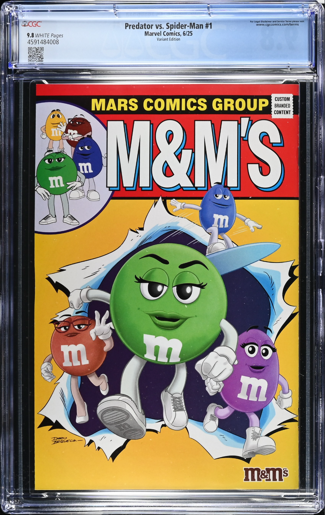 Predator vs. Spider-Man #1 Larraz Variant CGC 9.8