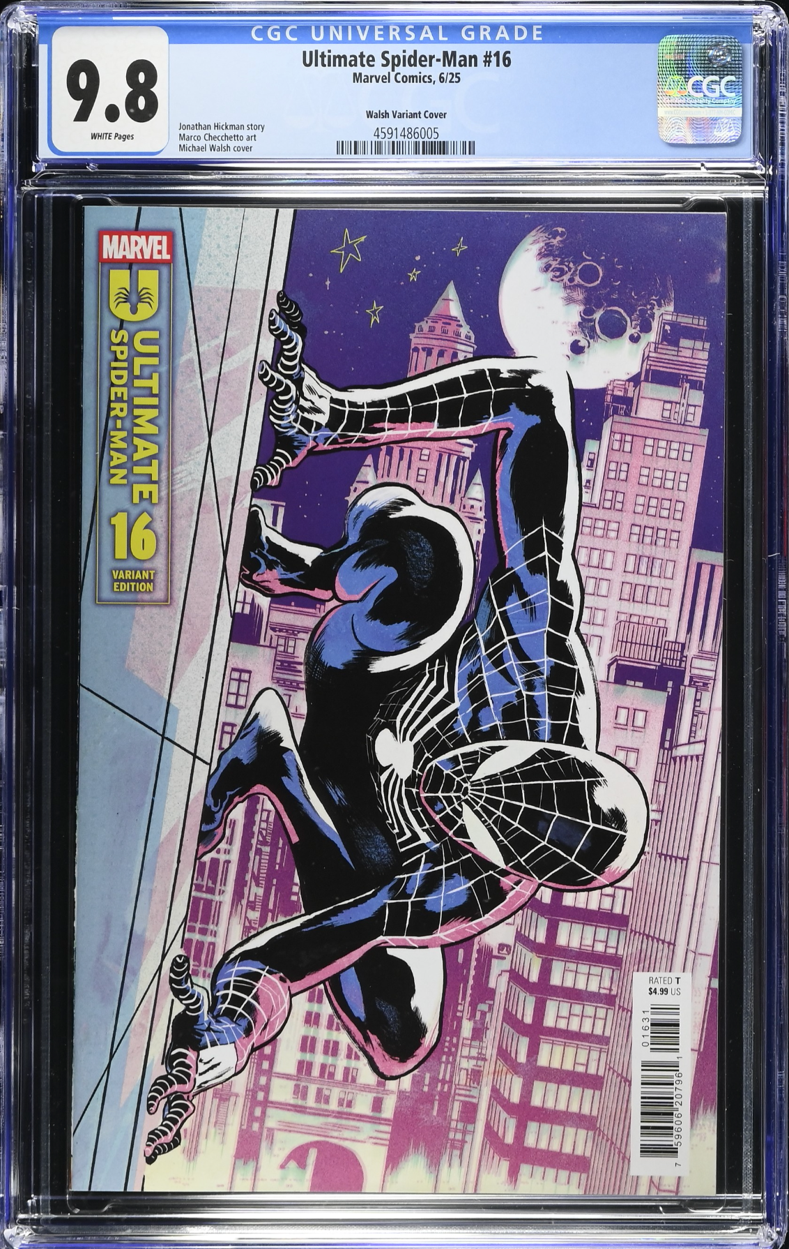 Ultimate Spider-Man #16 Walsh Variant CGC 9.8