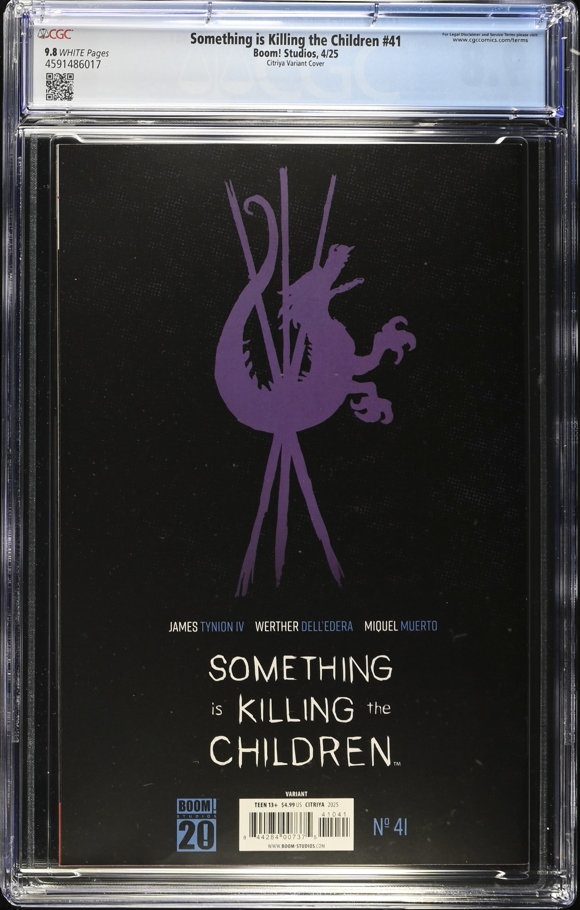 Something is Killing the Children #41 Citriya 1:10 Retailer Incentive Variant CGC 9.8