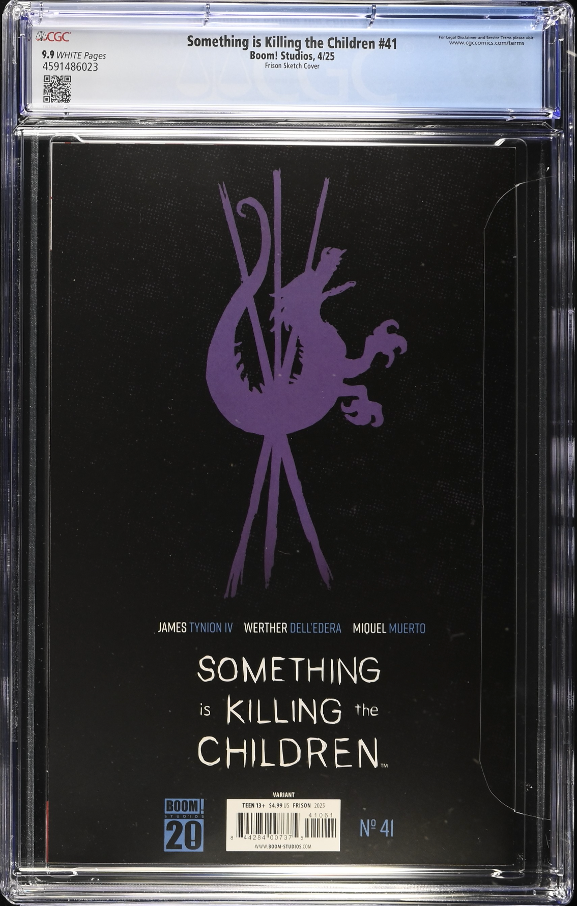 Something is Killing the Children #41 Frison 1:50 Virgin Retailer Incentive Variant CGC 9.9