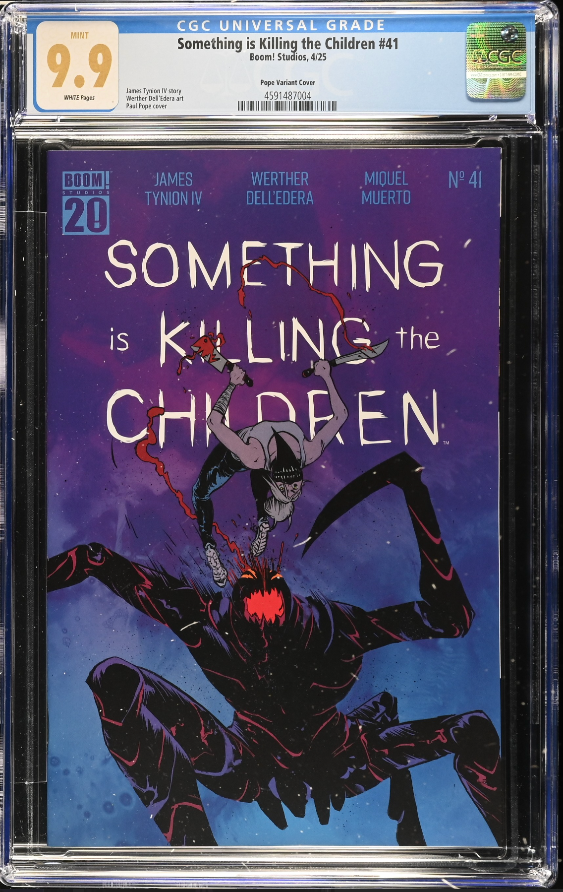 Something is Killing the Children #41 Pope Variant CGC 9.9
