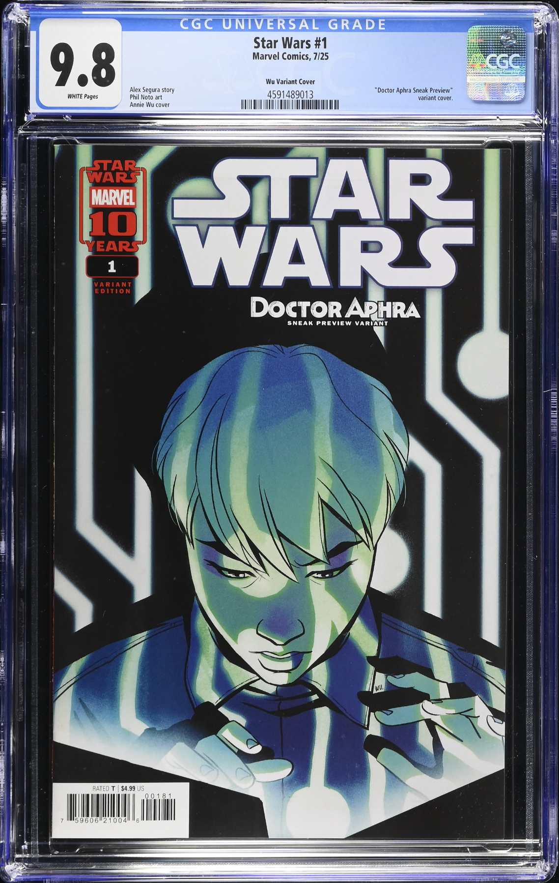 Star Wars #1 Wu Variant CGC 9.8
