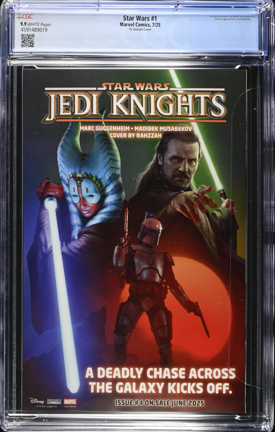 Star Wars #1 Yu 1:50 Retailer Incentive Variant CGC 9.9