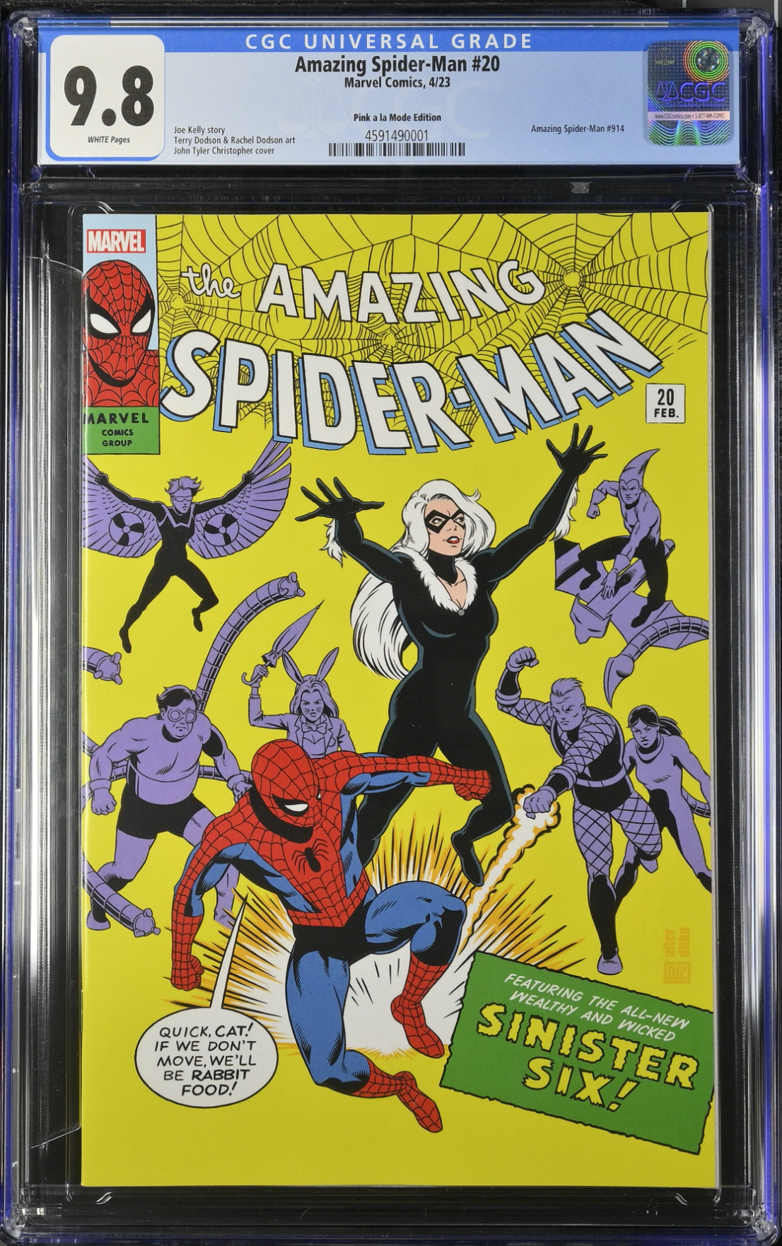 Amazing Spider-Man #20 Pink a la Mode Variant CGC 9.8