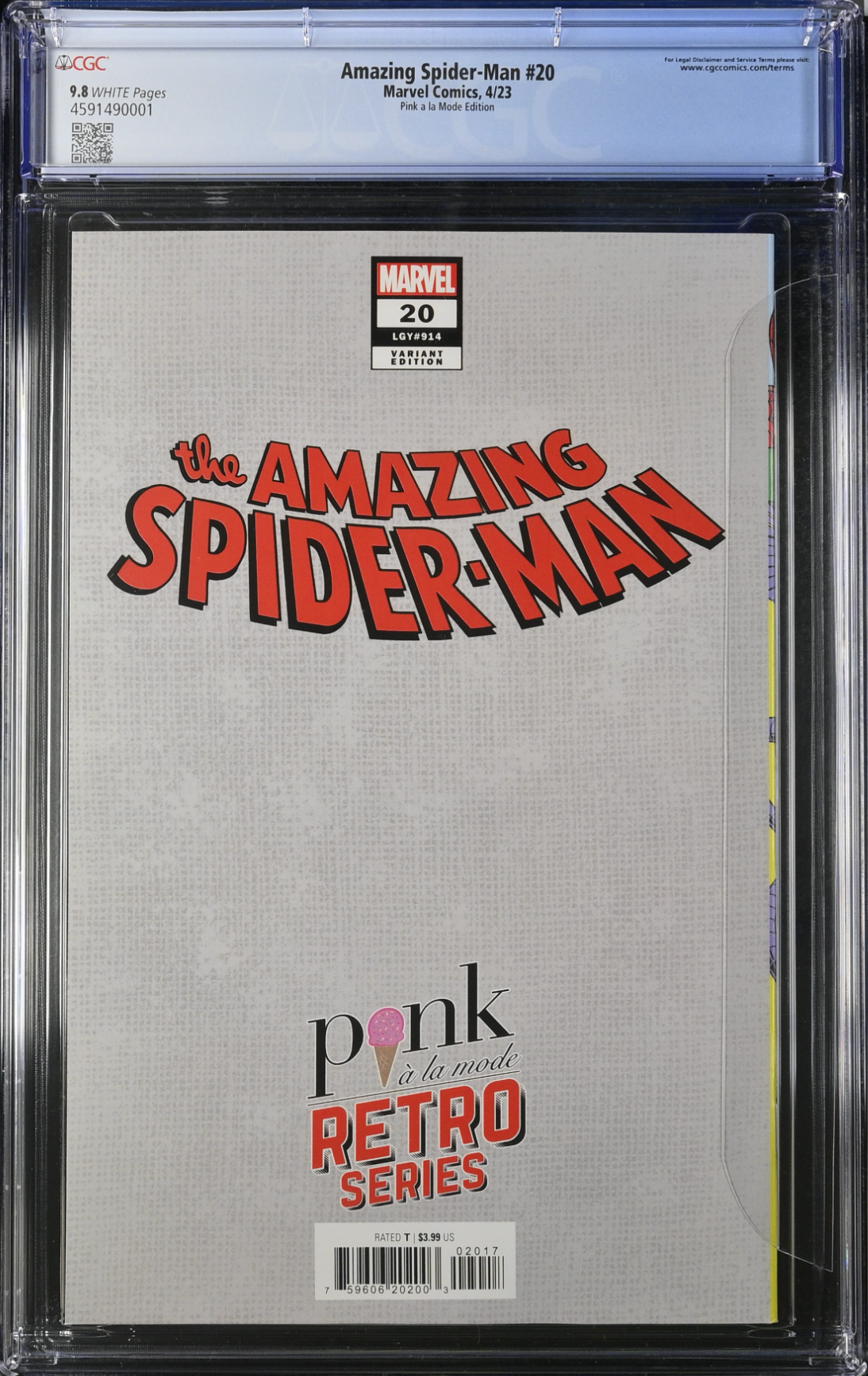 Amazing Spider-Man #20 Pink a la Mode Variant CGC 9.8