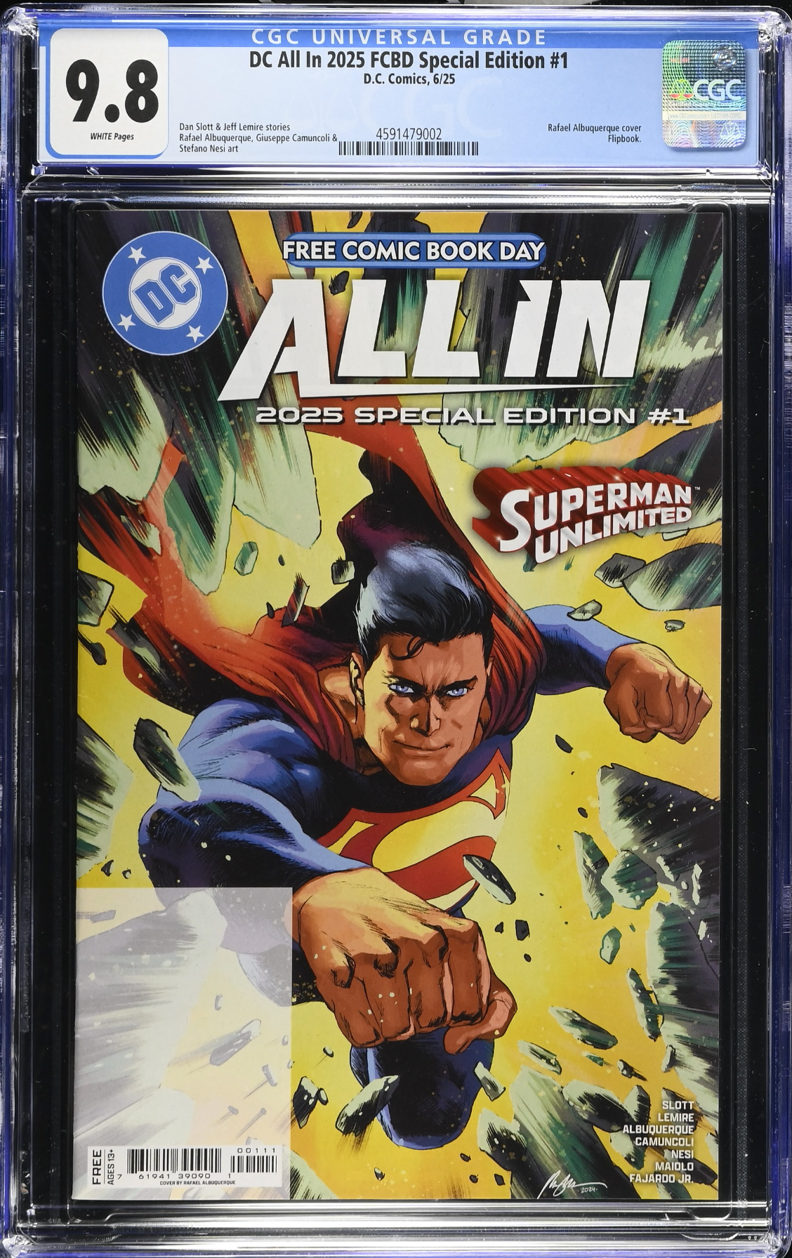 DC All In 2025 FCBD Special Edition #1 CGC 9.8