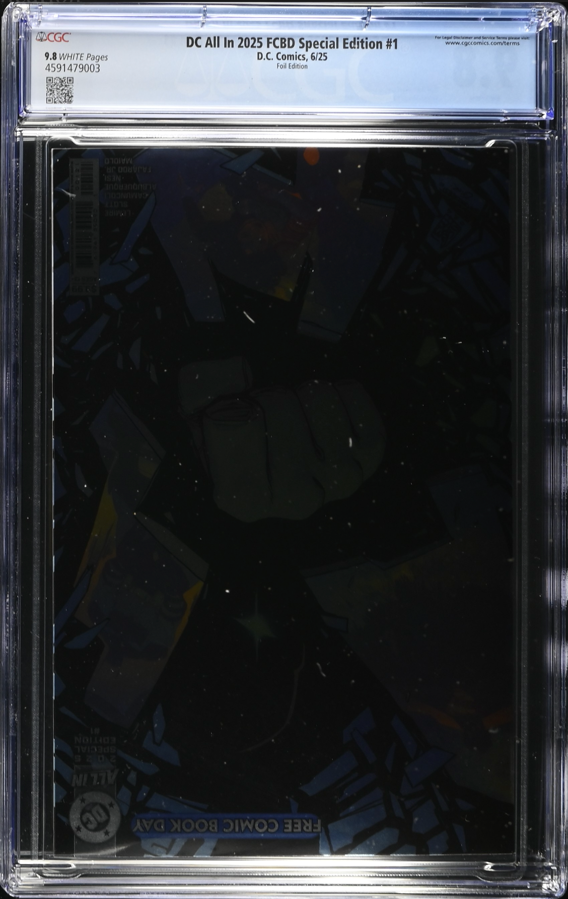 DC All In 2025 FCBD Special Edition #1 Foil Variant CGC 9.8