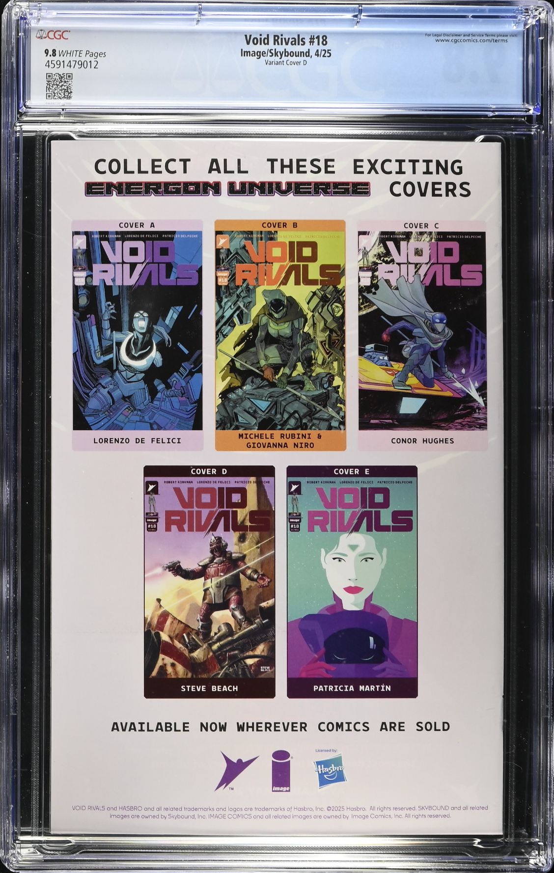 Void Rivals #18 Beach 1:25 Retailer Incentive Variant CGC 9.8