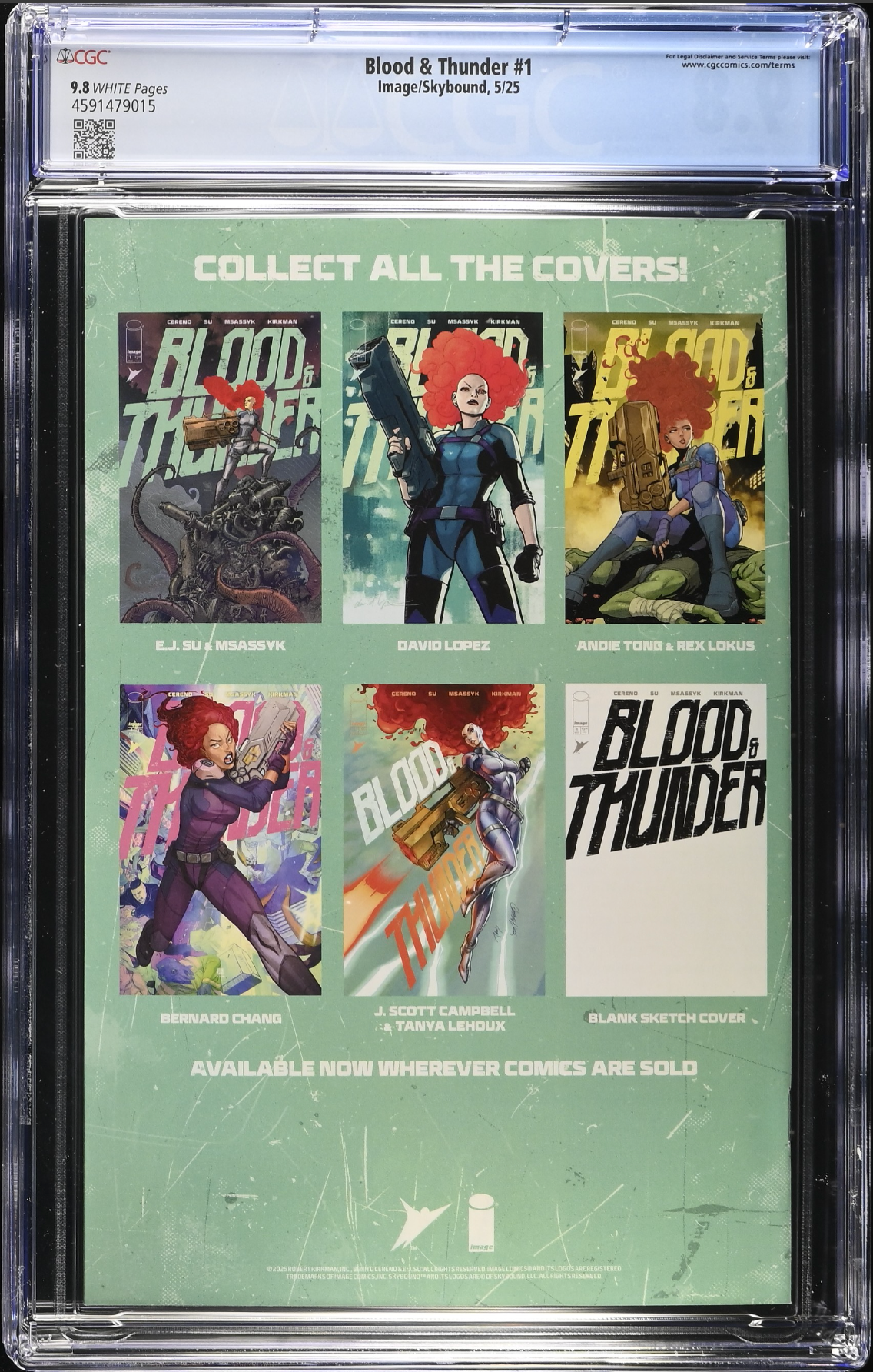 Blood & Thunder #1 CGC 9.8