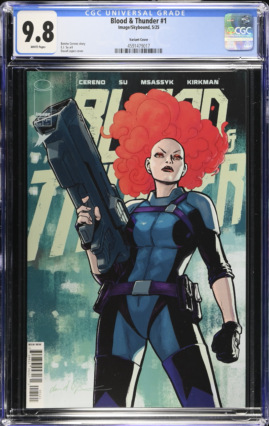 Blood & Thunder #1 Lopez Variant CGC 9.8