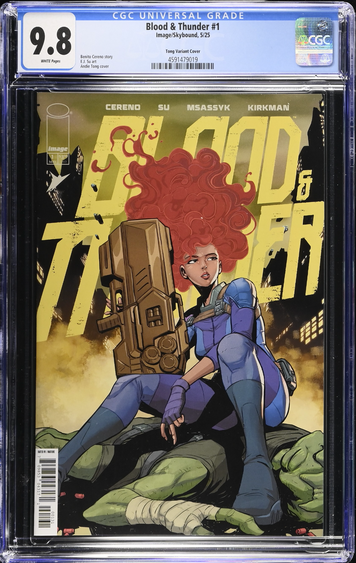Blood & Thunder #1 Tong 1:10 Retailer Incentive Variant CGC 9.8