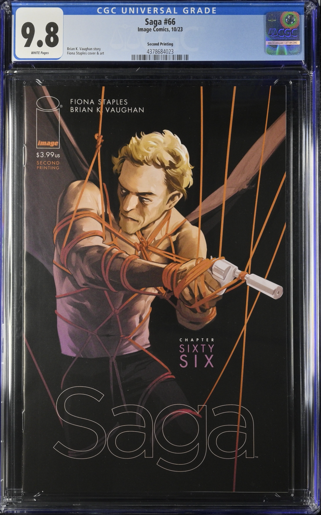 Saga #66 Second Printing CGC 9.8