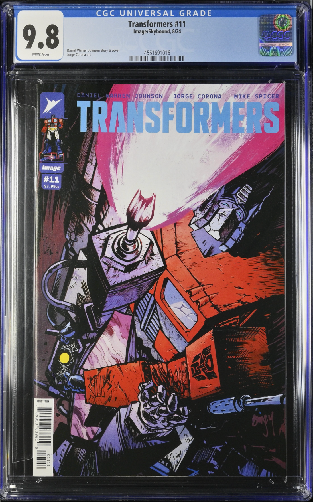 Transformers #11 CGC 9.8