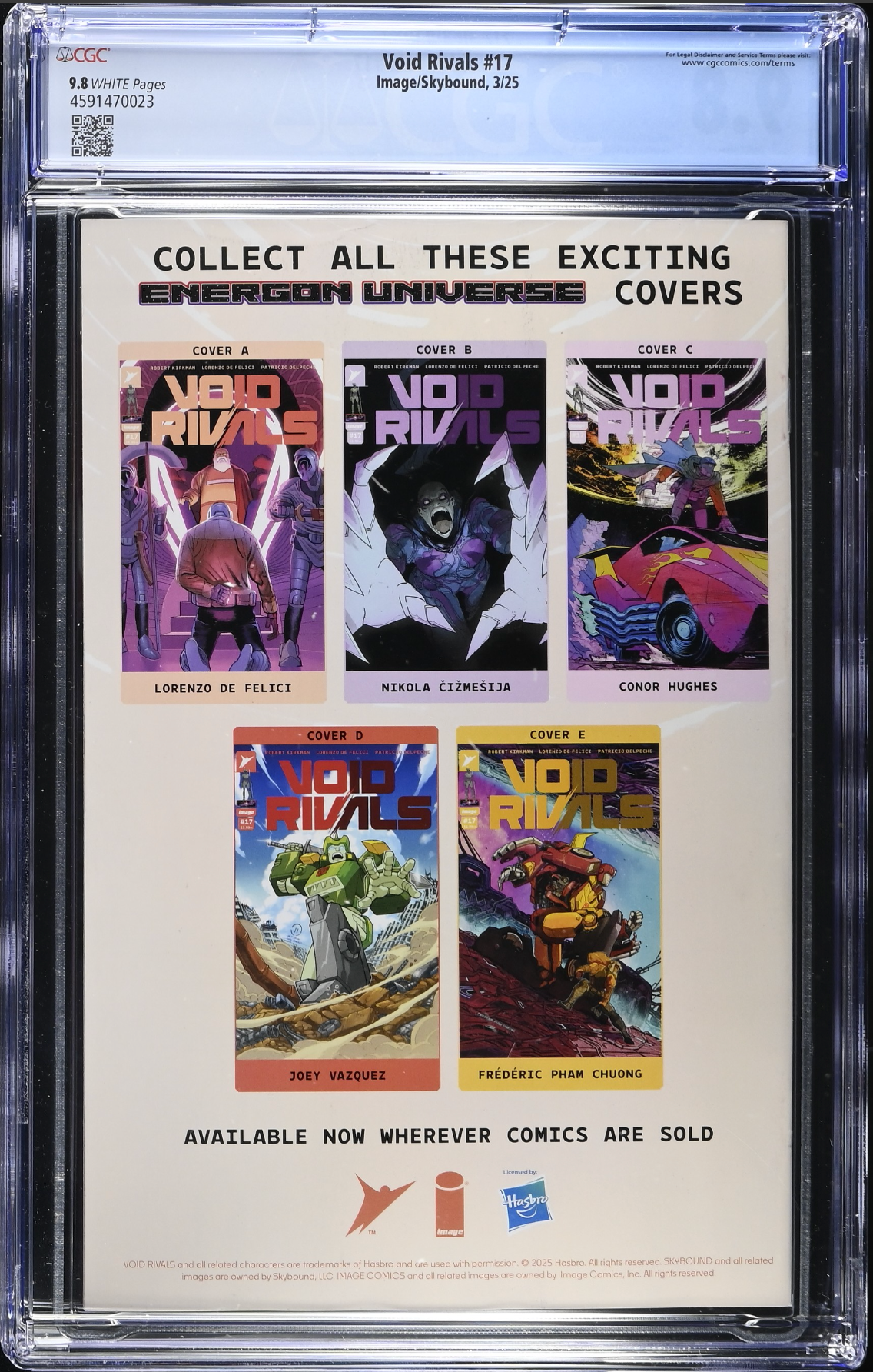 Void Rivals #17 CGC 9.8