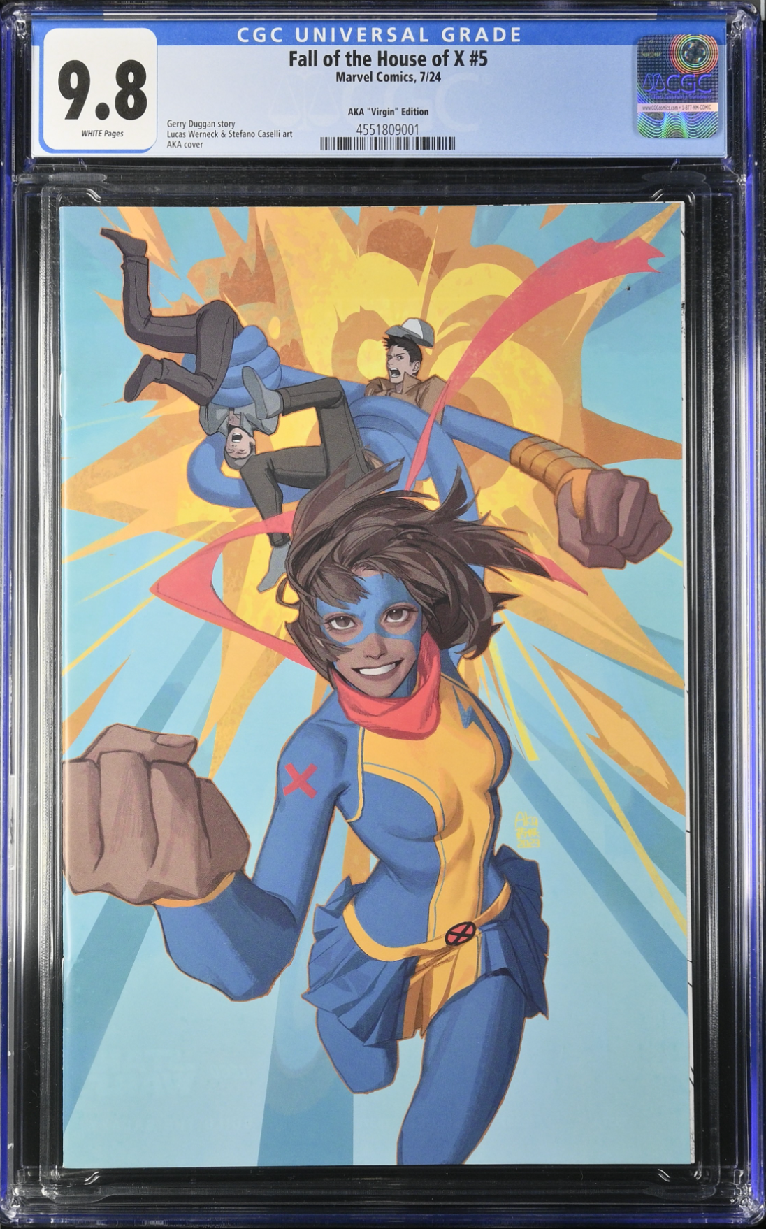 Fall of the House of X #5 Aka 1:50 Virgin Retailer Incentive Variant CGC 9.8