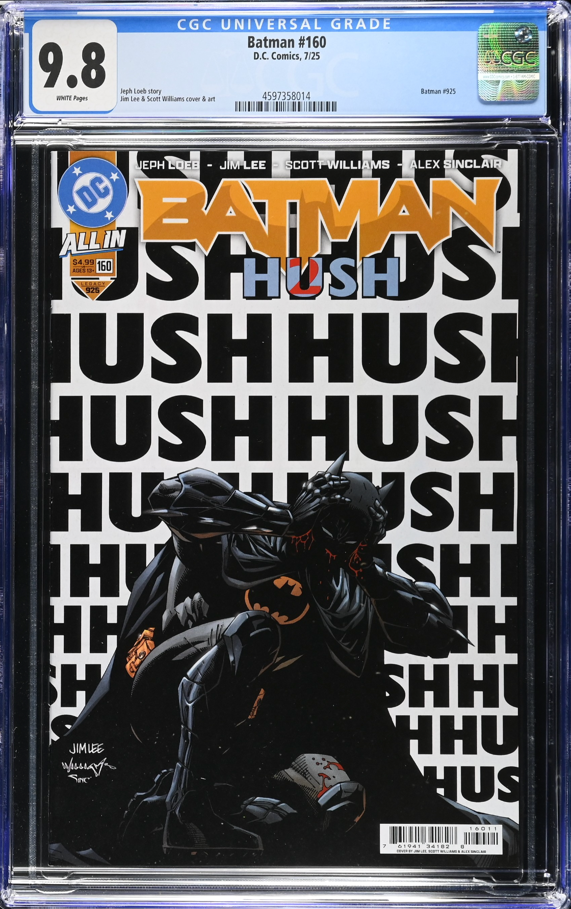 Batman #160 CGC 9.8