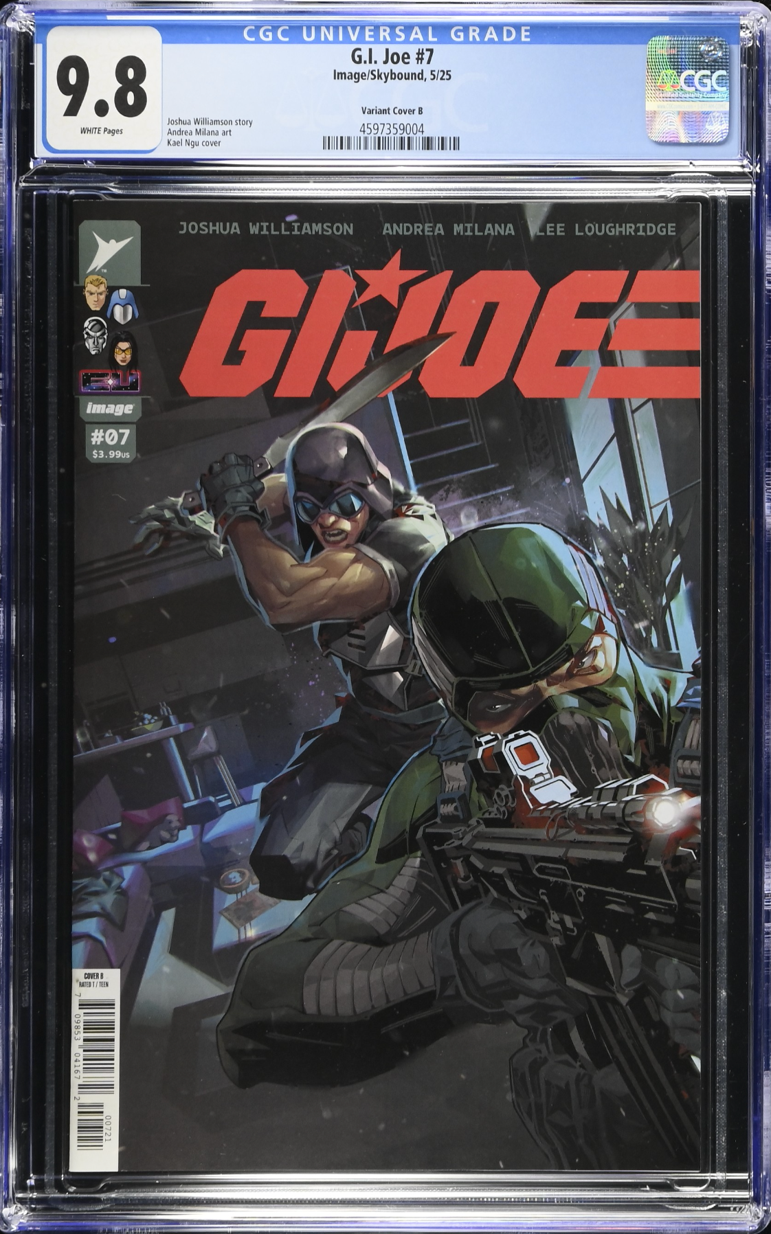 G.I. Joe #7 Ngu Variant CGC 9.8