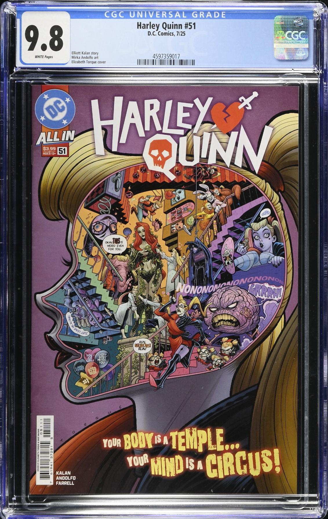 Harley Quinn #51 CGC 9.8