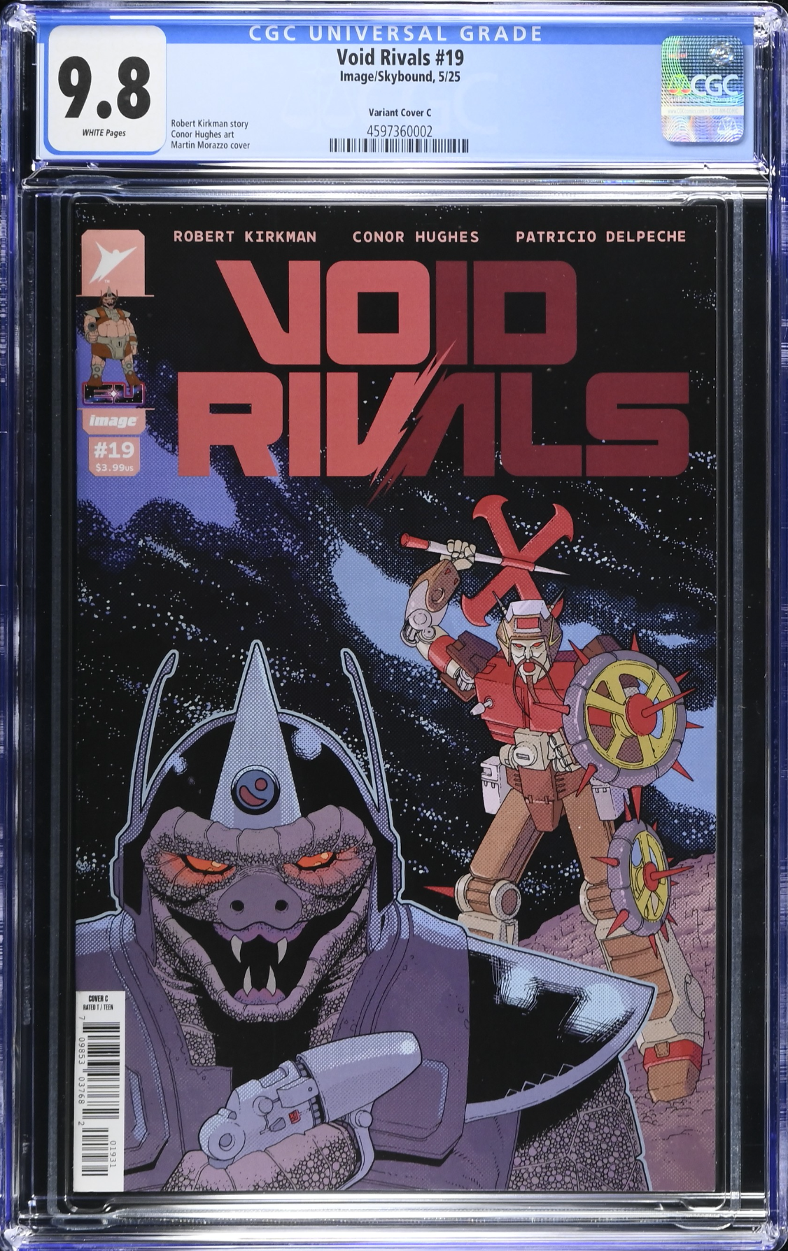 Void Rivals #19 Morazzo 1:10 Retailer Incentive Variant CGC 9.8