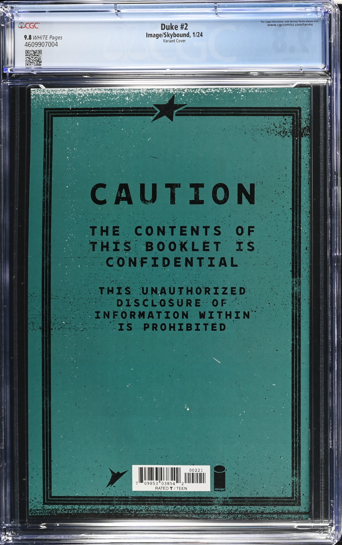 Duke #2 Ortiz Variant CGC 9.8