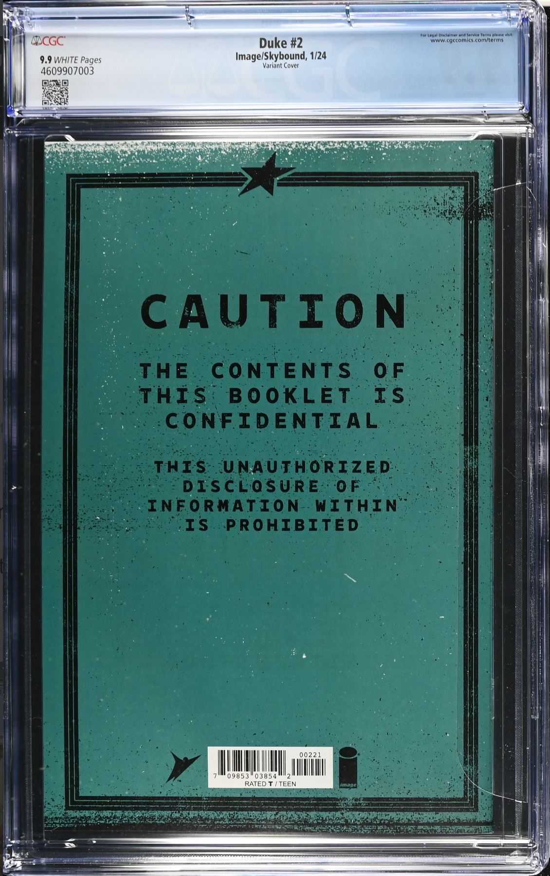 Duke #2 Ortiz Variant CGC 9.9