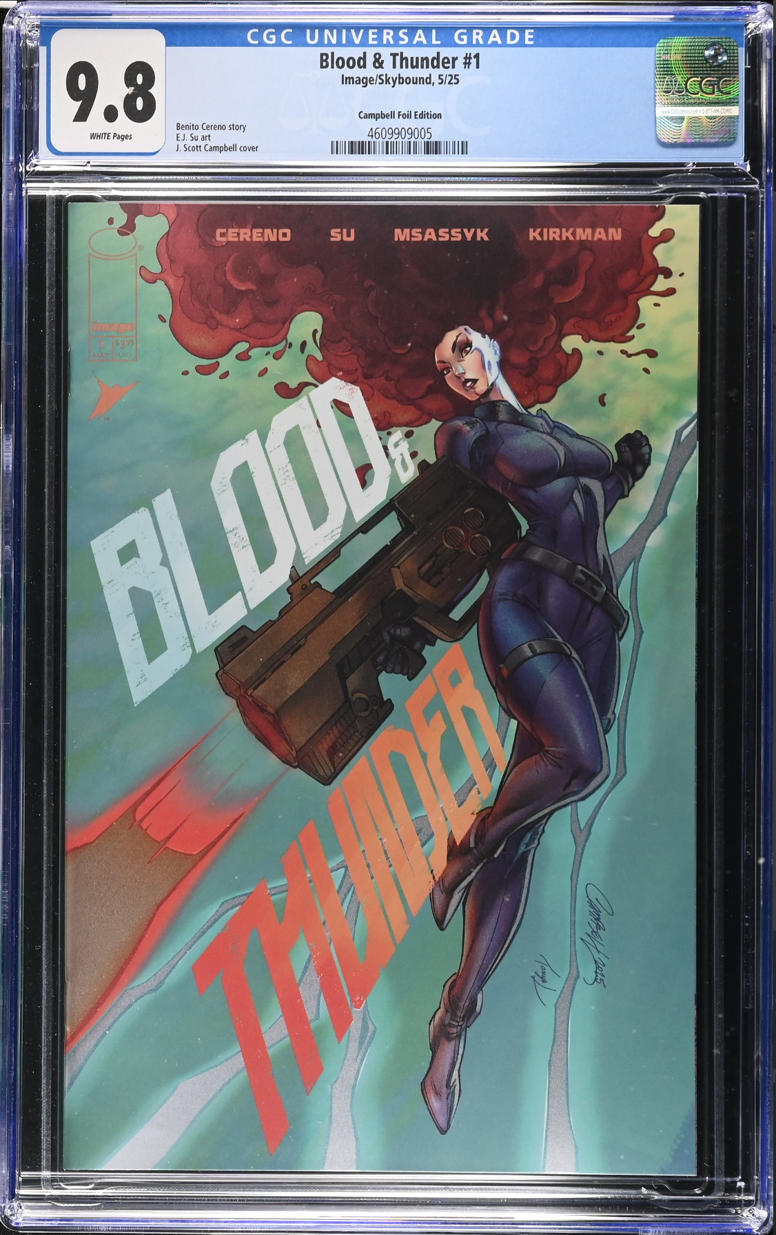 Blood & Thunder #1 Campbell Exclusive A - Foil - CGC 9.8