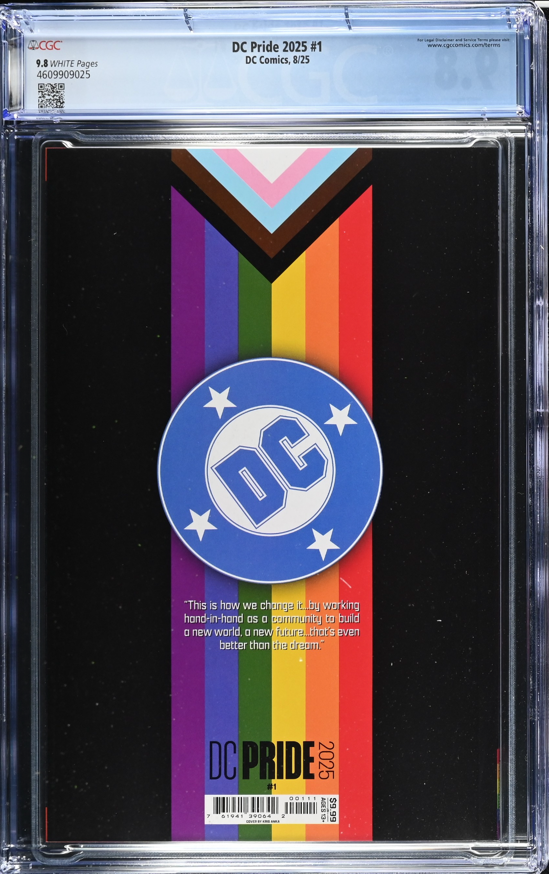 DC Pride 2025 #1 CGC 9.8