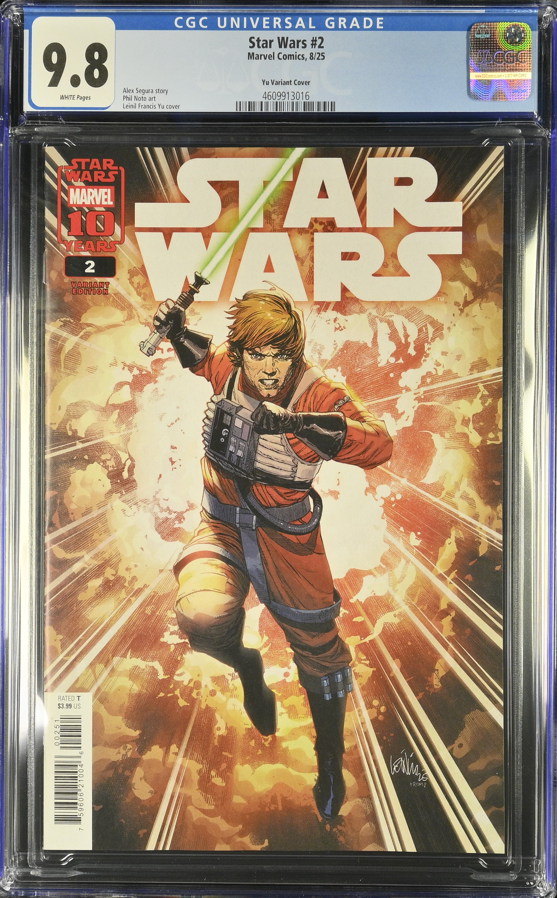 Star Wars #2 Yu Variant CGC 9.8