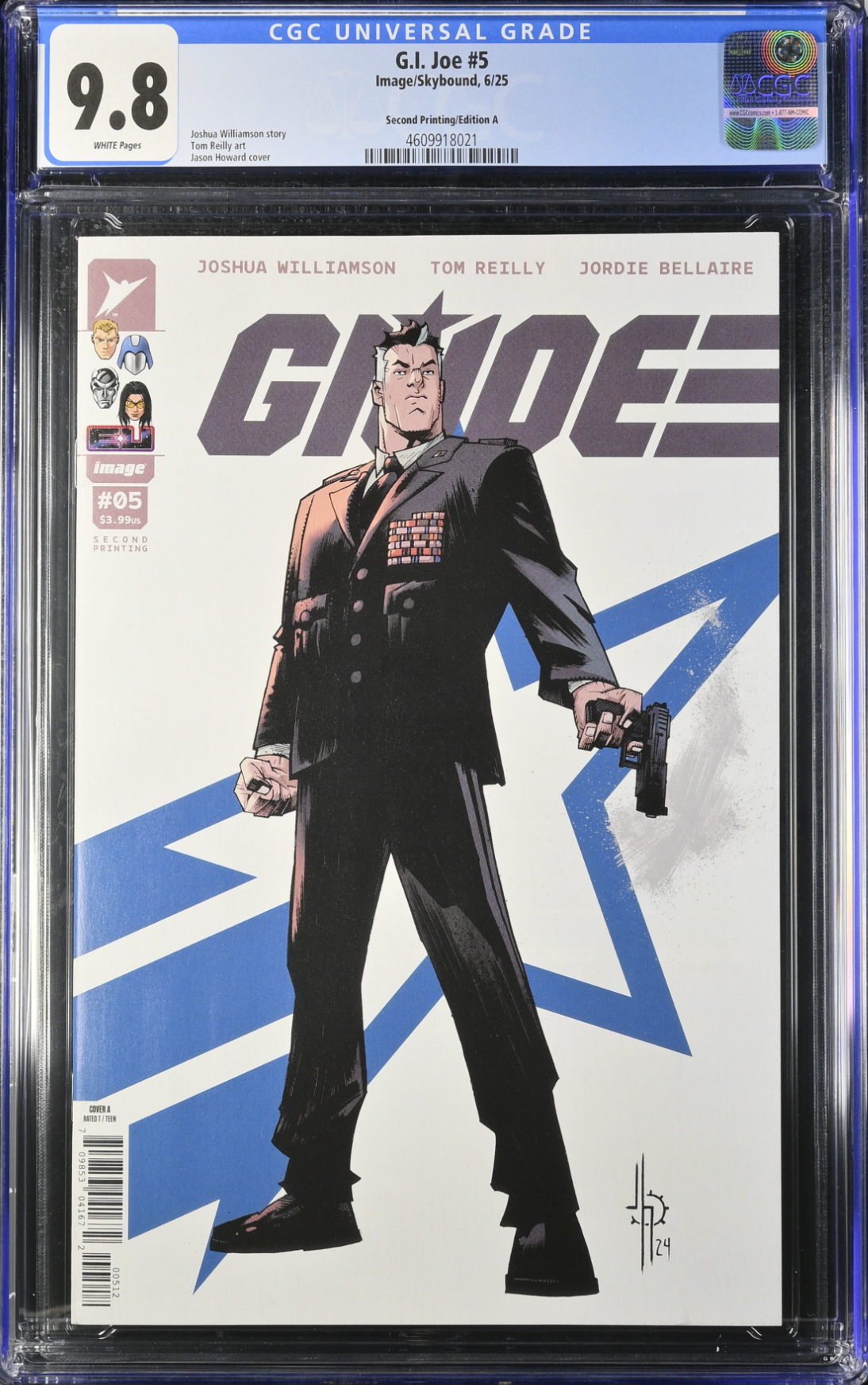 G.I. Joe #5 Second Printing - Cover A - CGC 9.8