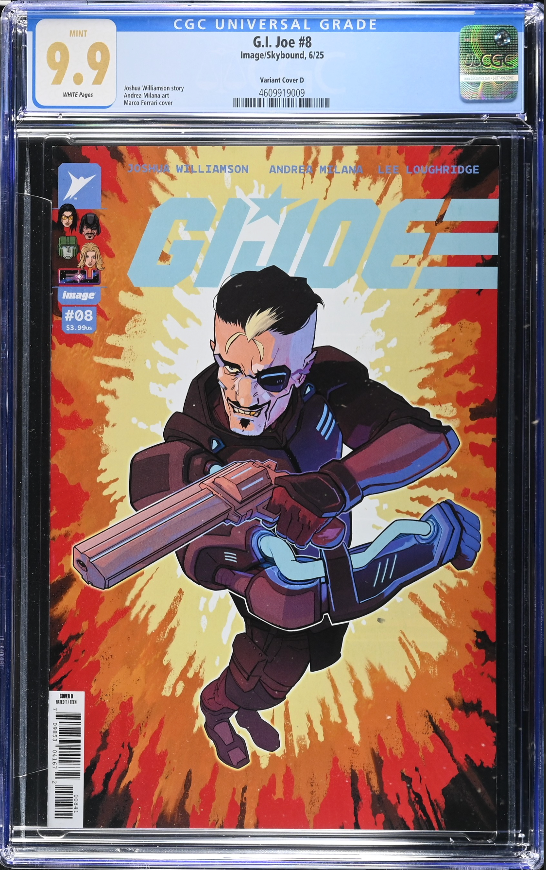 G.I. Joe #8 Ferrari 1:25 Retailer Incentive Variant CGC 9.9