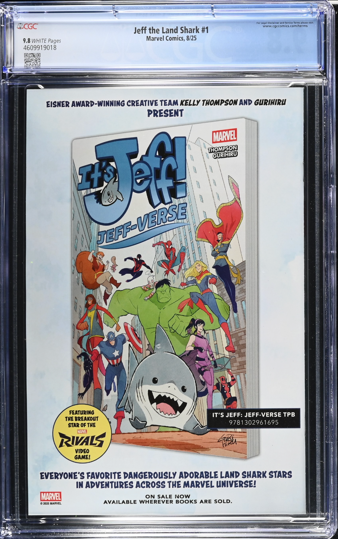 Jeff the Land Shark #1 CGC 9.8