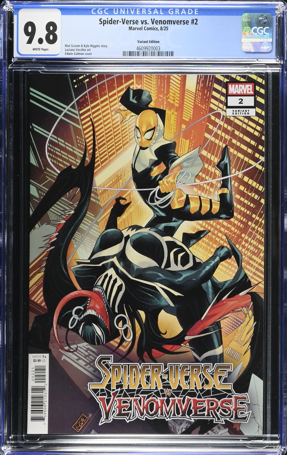 Spider-Verse vs. Venomverse #2 Galmon Variant CGC 9.8