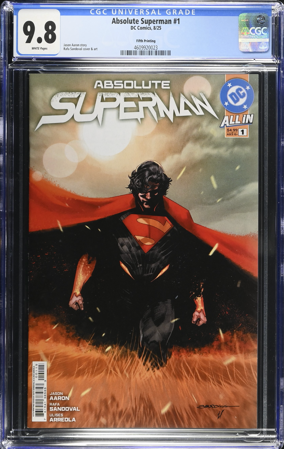 Absolute Superman #1 Fifth Printing CGC 9.8