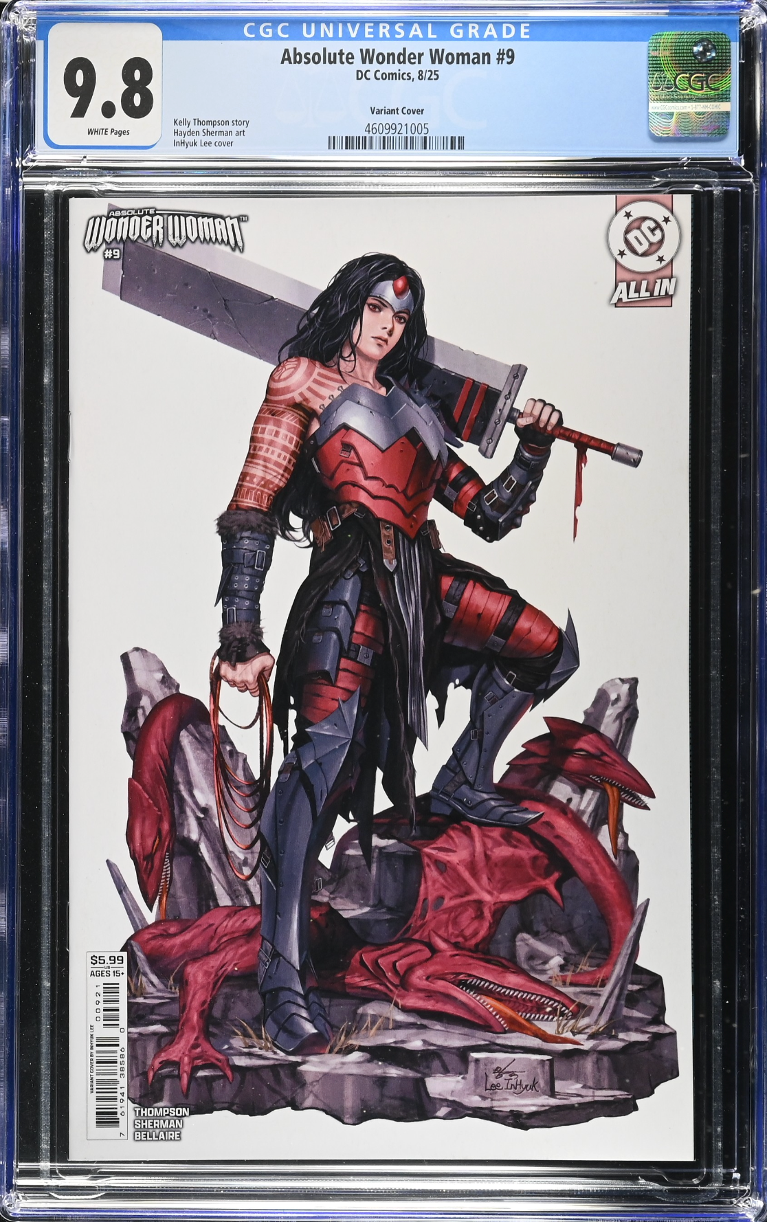 Absolute Wonder Woman #9 Lee Variant CGC 9.8