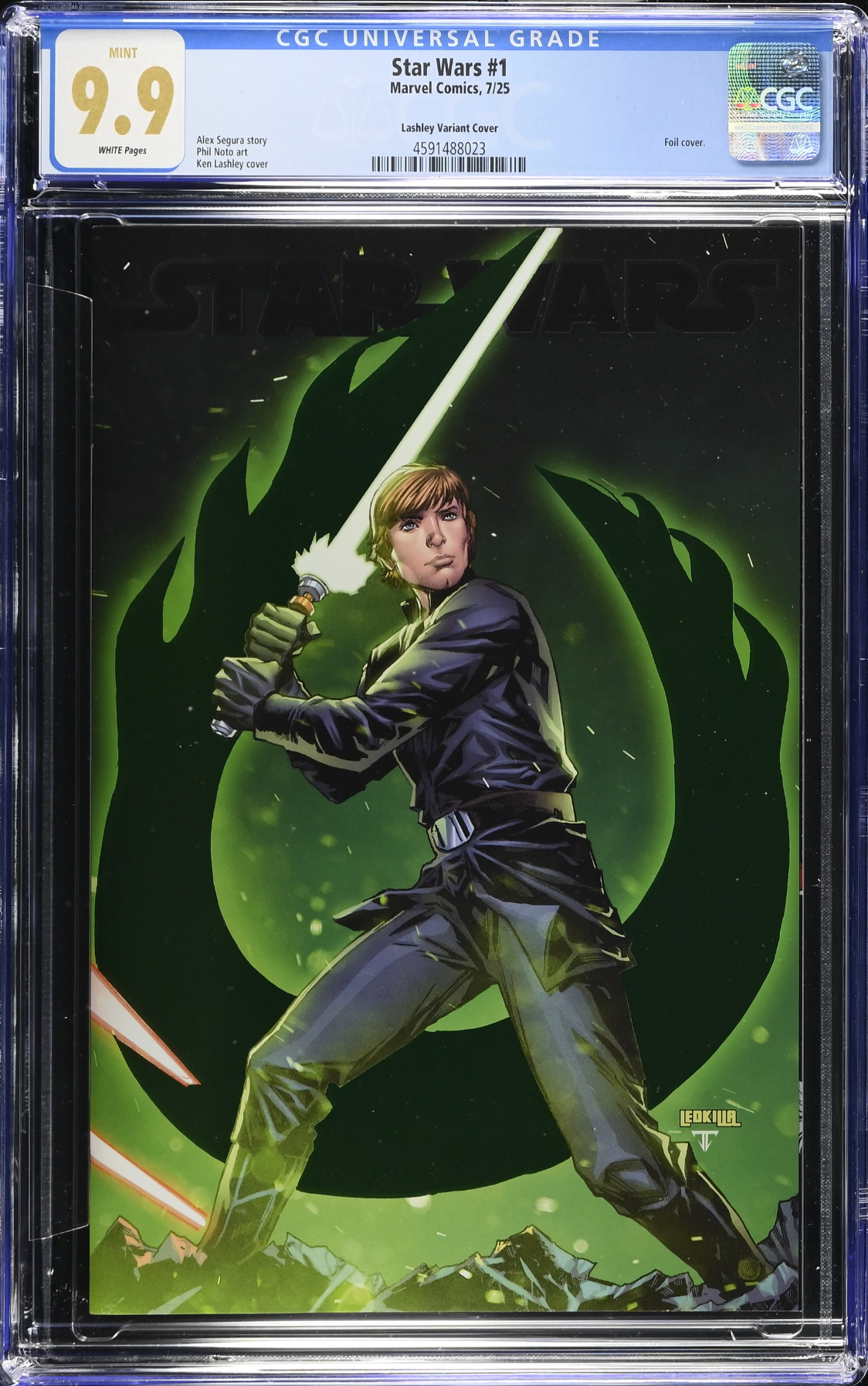 Star Wars #1 Lashley Foil Variant CGC 9.9