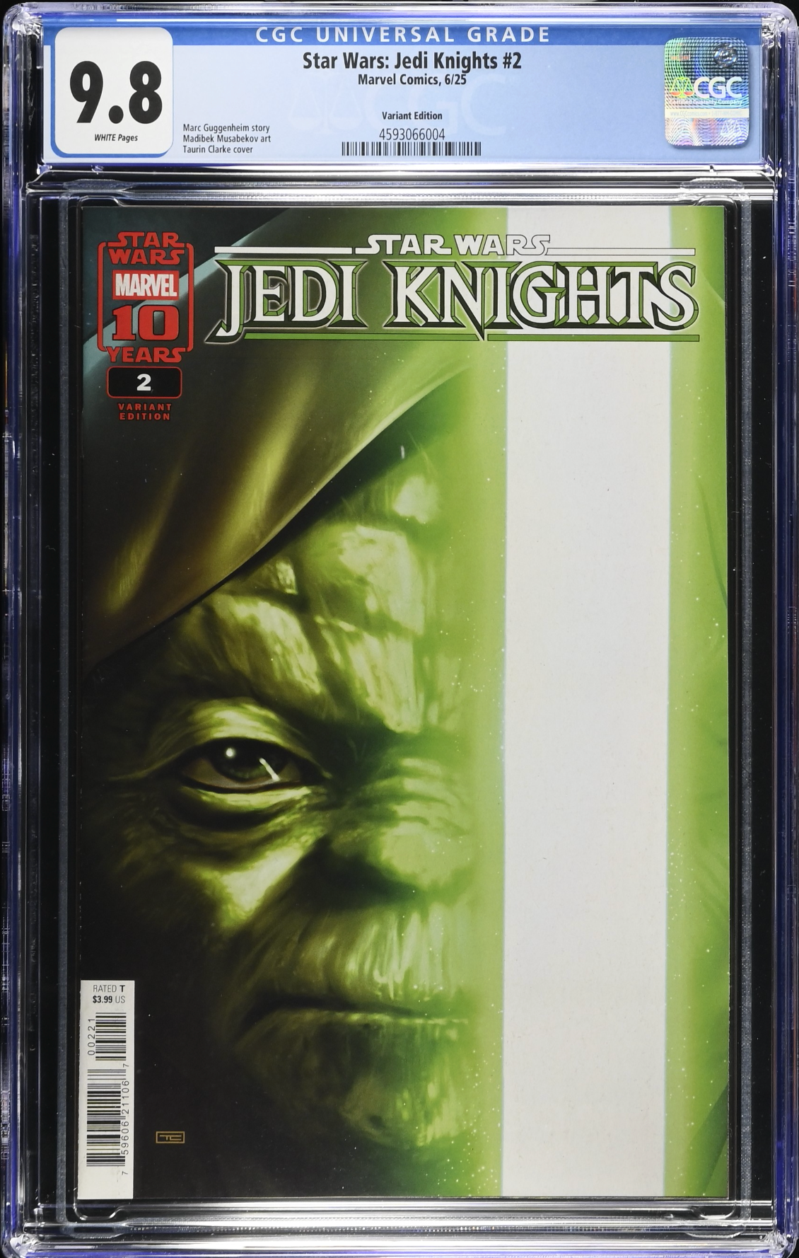 Star Wars: Jedi Knights #2 Clarke Variant CGC 9.8