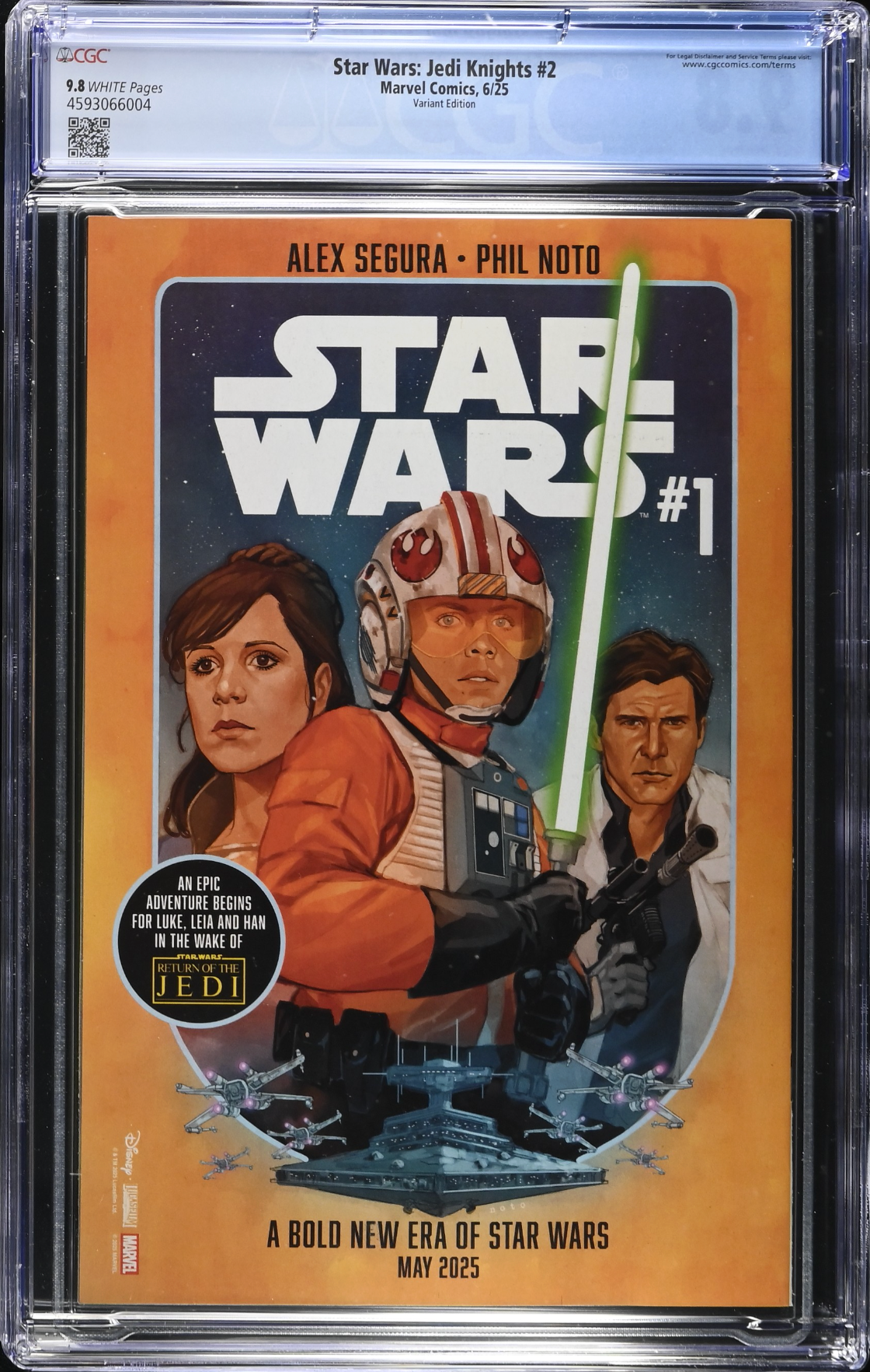 Star Wars: Jedi Knights #2 Clarke Variant CGC 9.8