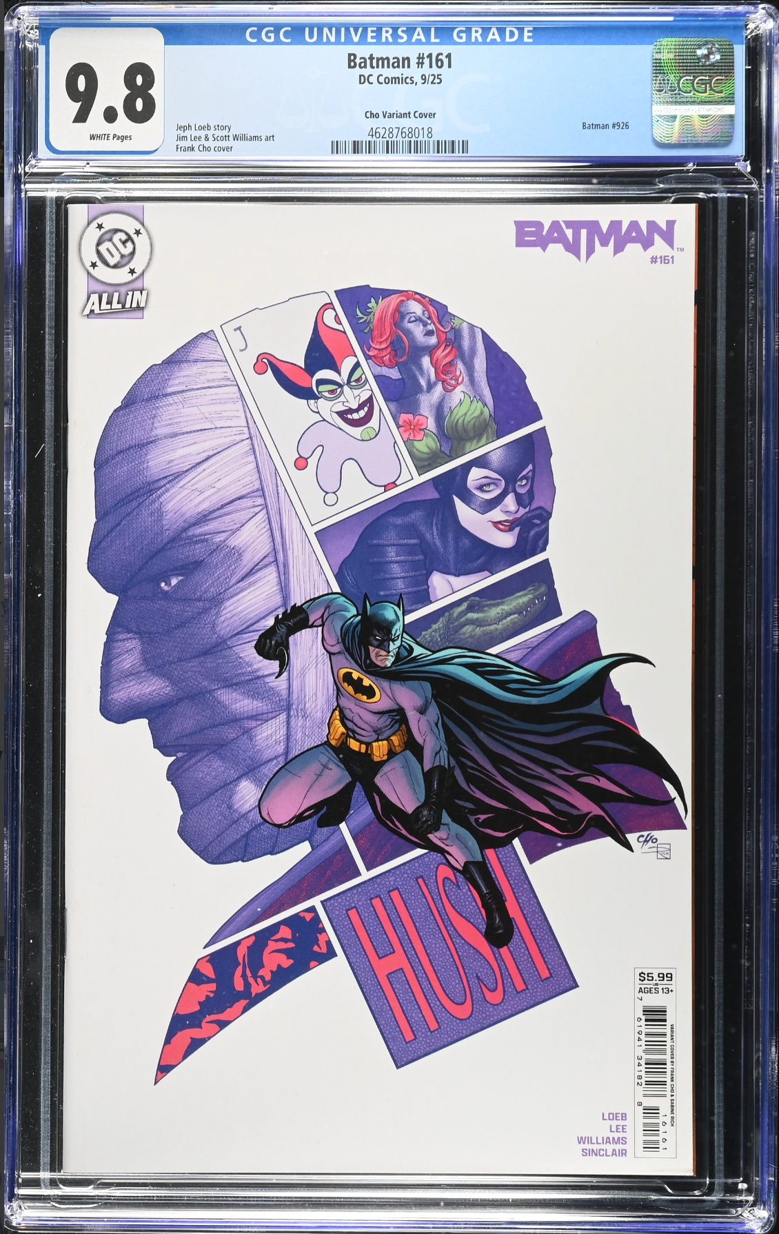 Batman #161 Cho Variant CGC 9.8