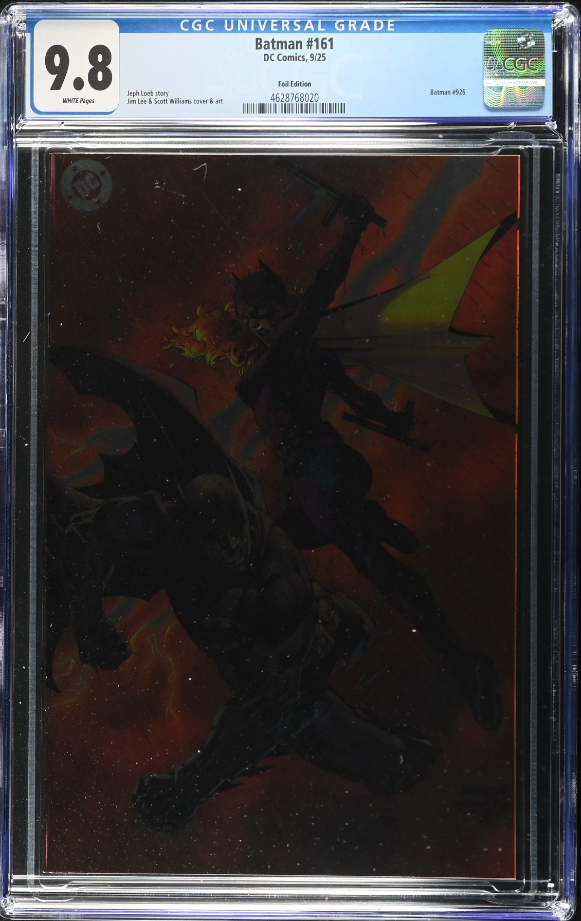 Batman #161 Jim Lee Foil Variant CGC 9.8