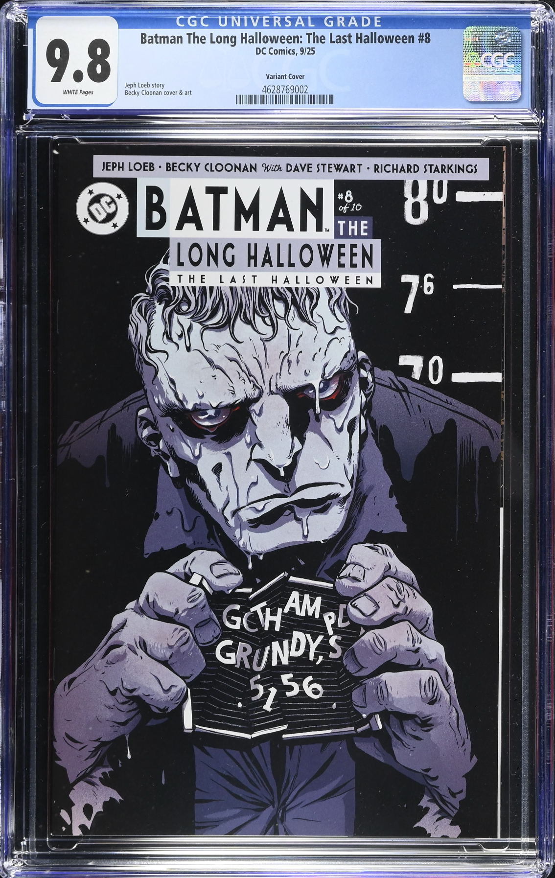 Batman: The Long Halloween - The Last Halloween #8 Cloonan Variant CGC 9.8