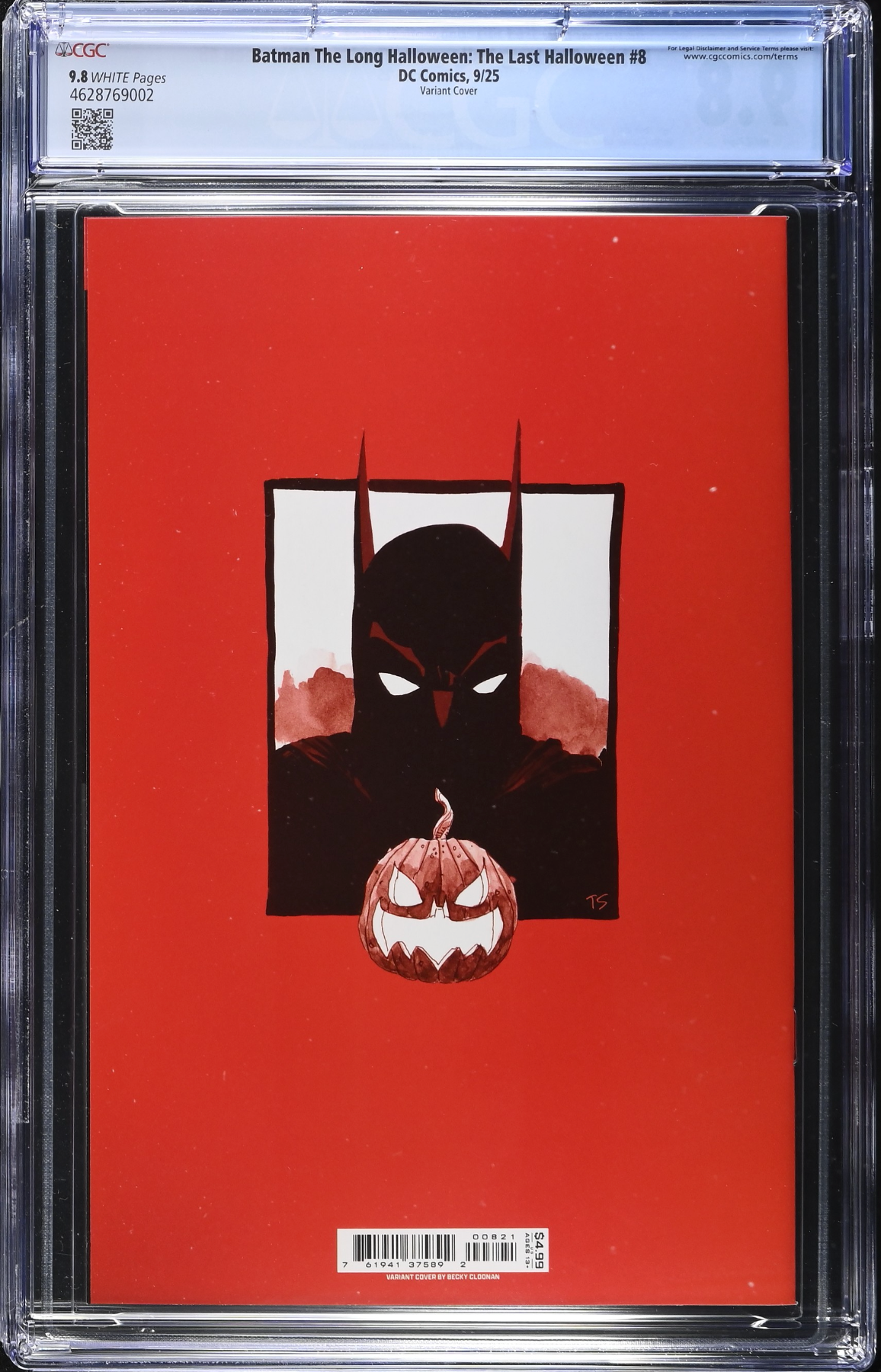 Batman: The Long Halloween - The Last Halloween #8 Cloonan Variant CGC 9.8