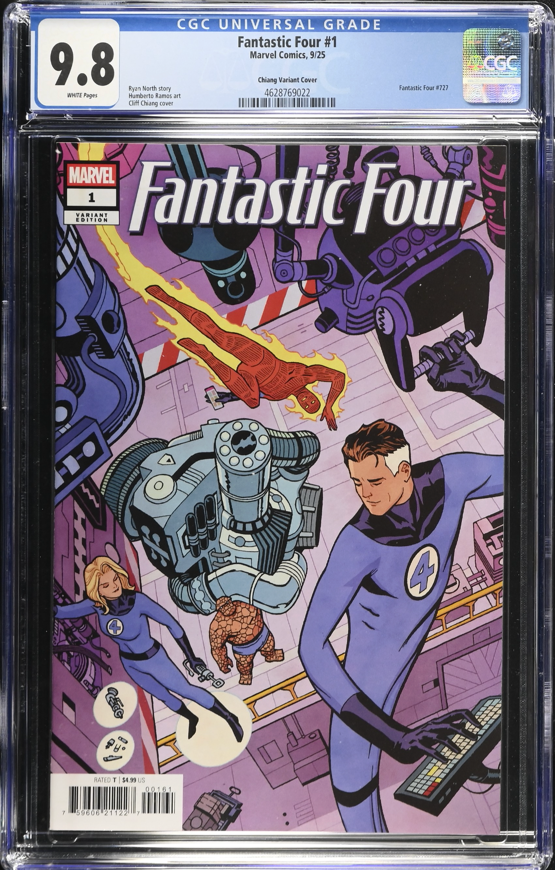 Fantastic Four #1 Chiang Variant CGC 9.8