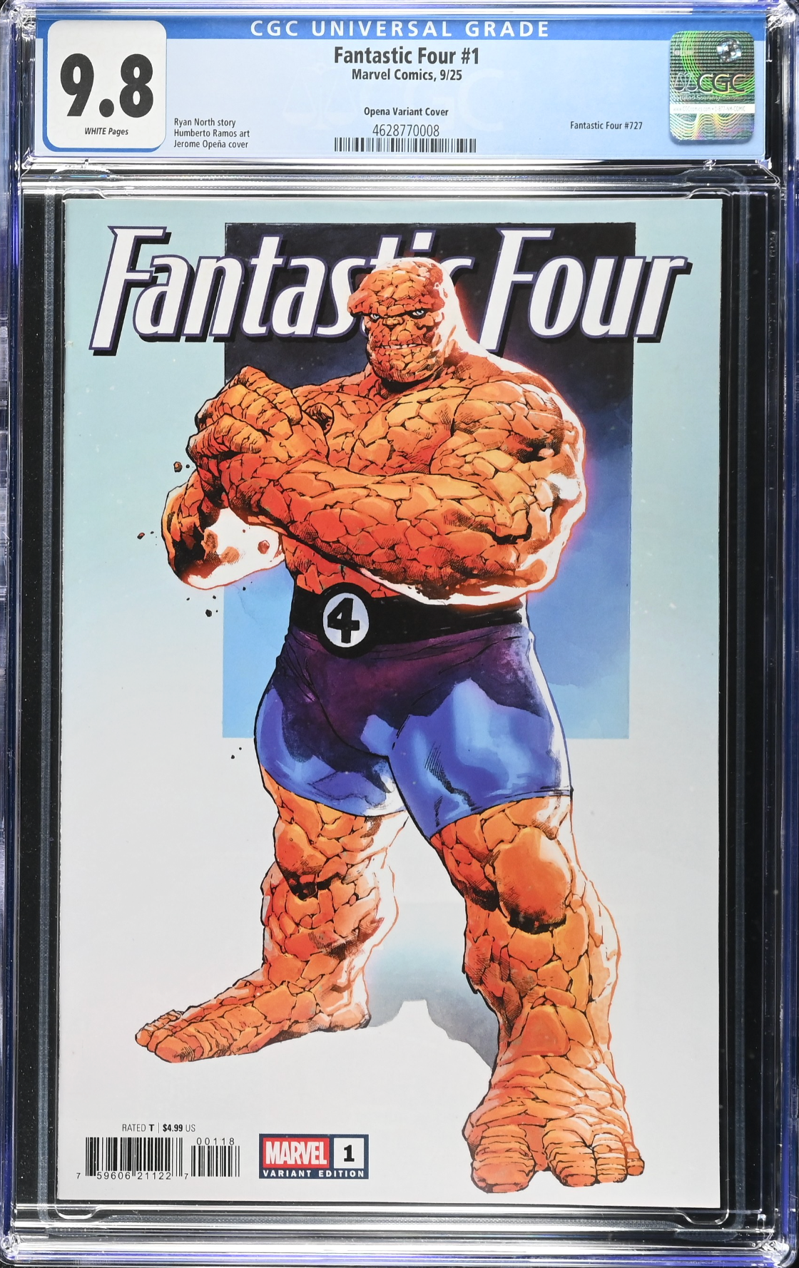 Fantastic Four #1 Opena 1:25 Retailer Incentive Variant CGC 9.8
