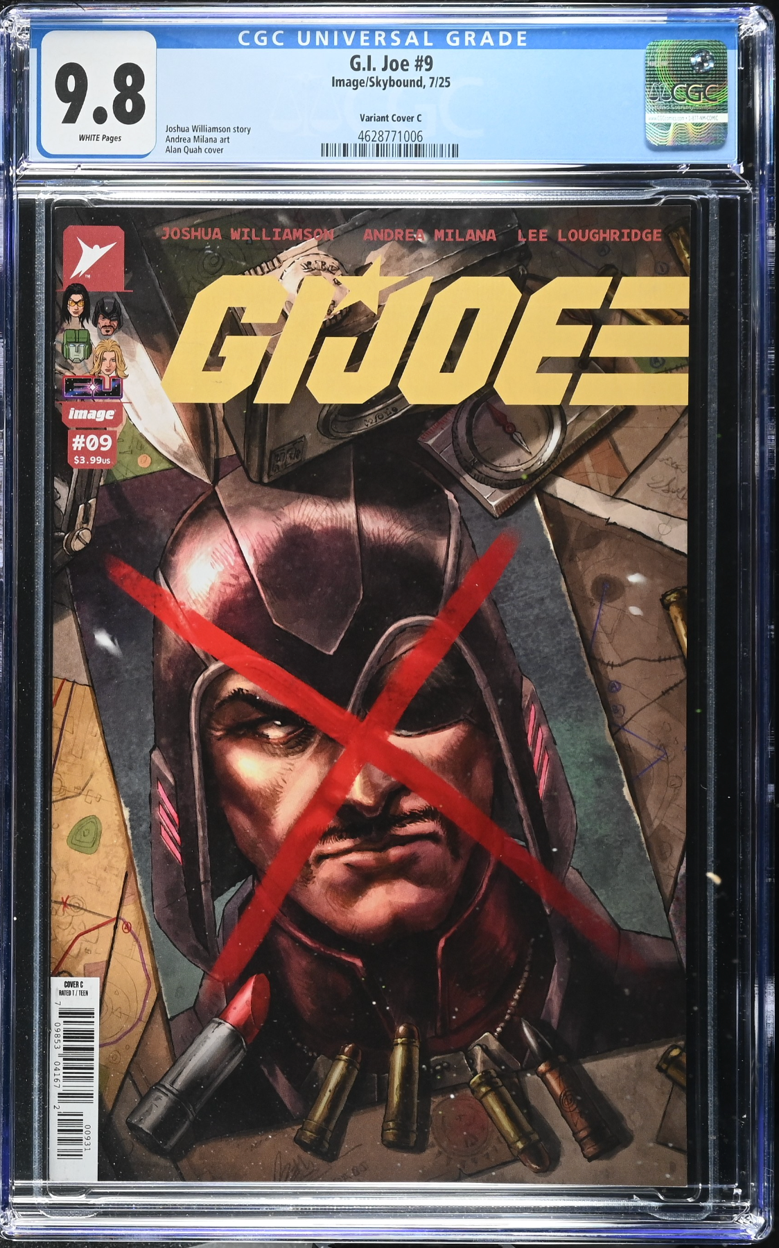 G.I. Joe #9 Quah 1:10 Retailer Incentive Variant CGC 9.8